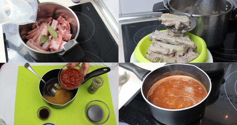 Step-by-Step: Cooking Costillas Asadas en Salsa de Ajos with Olla GM