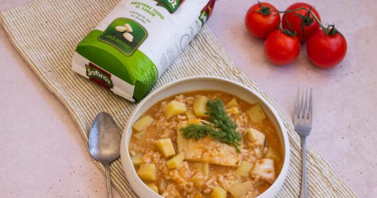 Delicioso Arroz Caldoso con Bacalao y Patatas: Una Receta Fácil con Thermomix