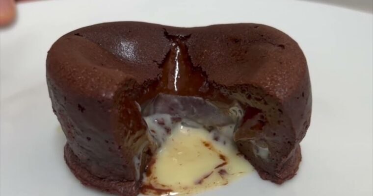 Delicioso Coulant de Chocolate Blanco con Thermomix: la receta perfecta para los amantes del dulce