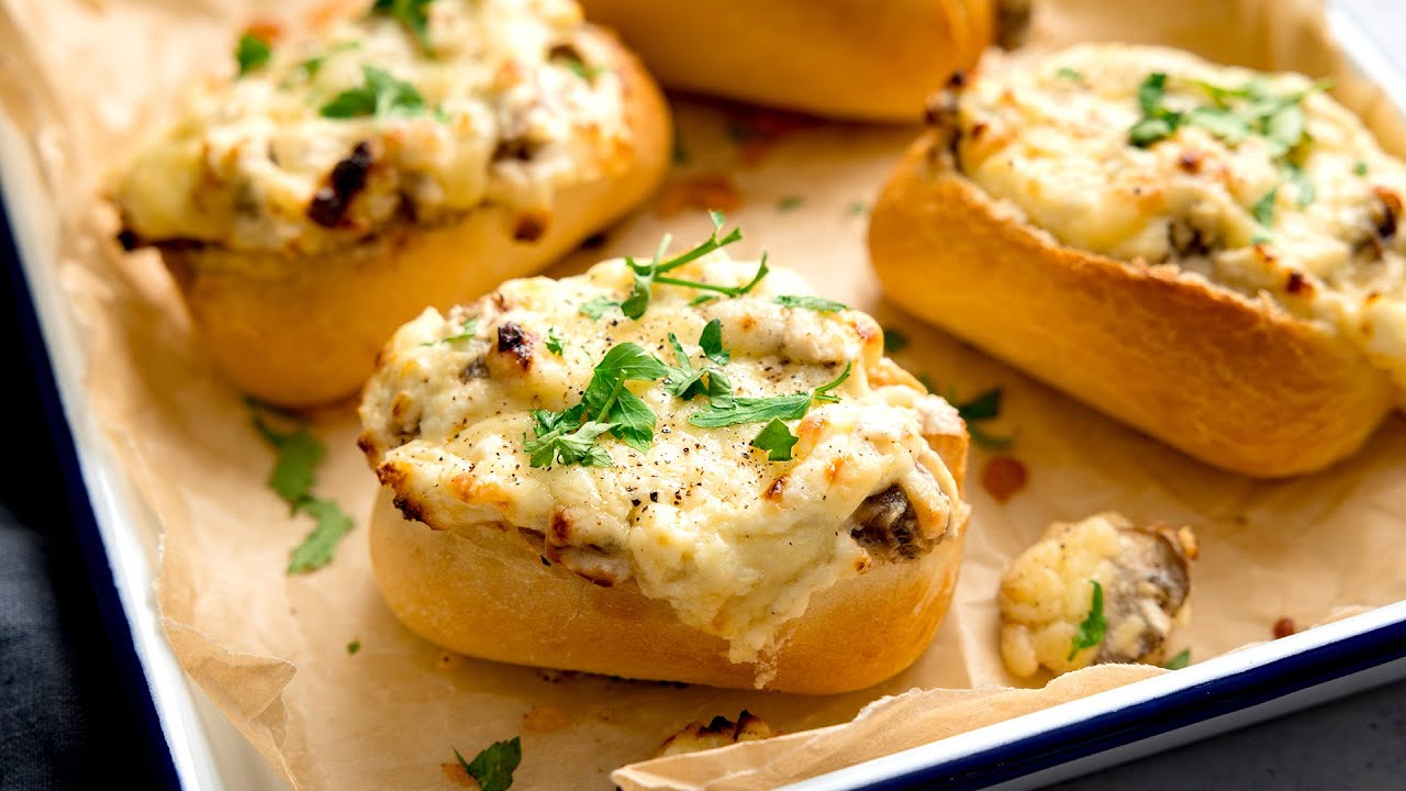 Delicious Mushroom-Stuffed Bread Recipe Made Easy with Thermomix