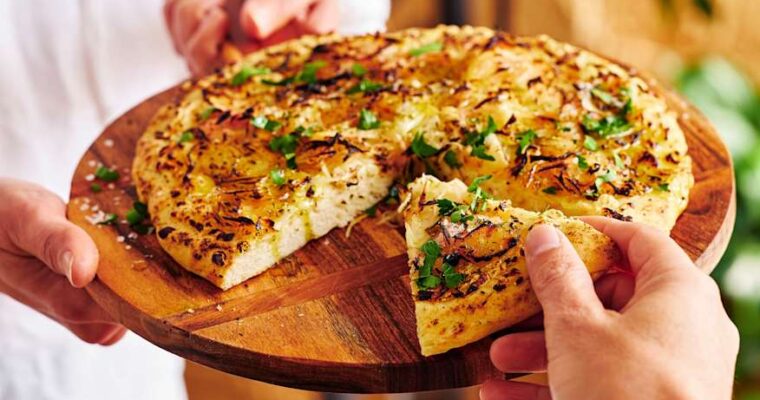 Delicious Pizza Fugazzeta Recipe made with Thermomix