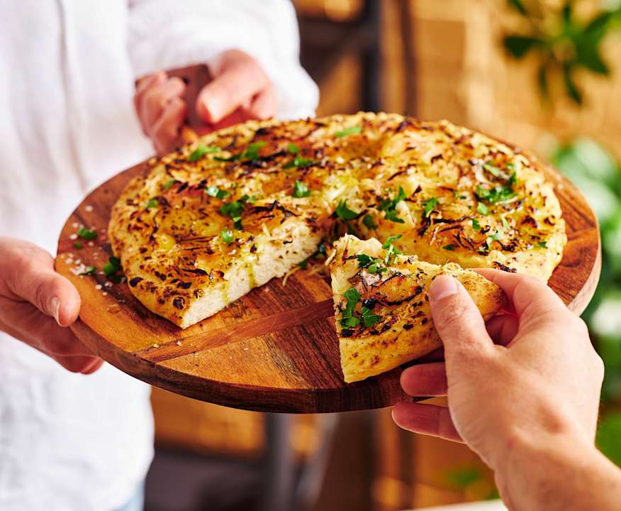 Delicious Pizza Fugazzeta Recipe made with Thermomix