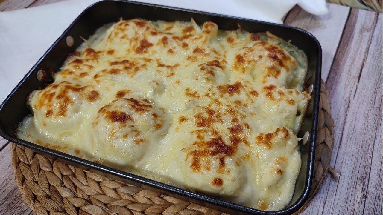 Easy and Delicious: Coliflor con Bechamel Gratinada con MAMBO Recipe