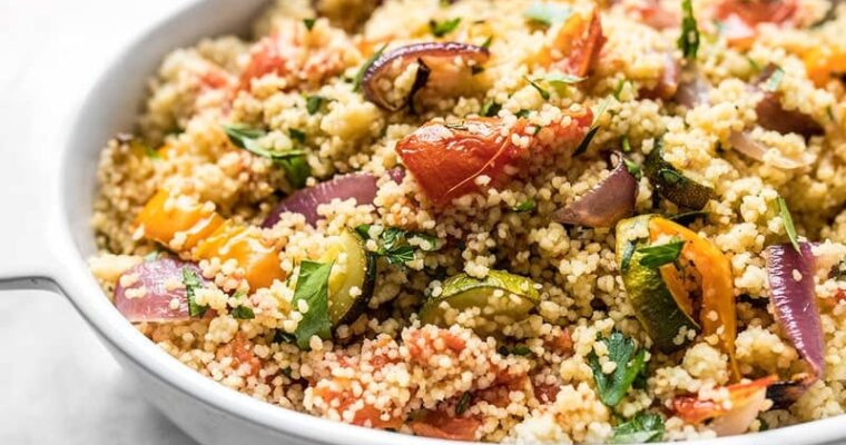 The Perfect Weeknight Meal: Easy Cuscus con Vegetales with monsieur cuisine