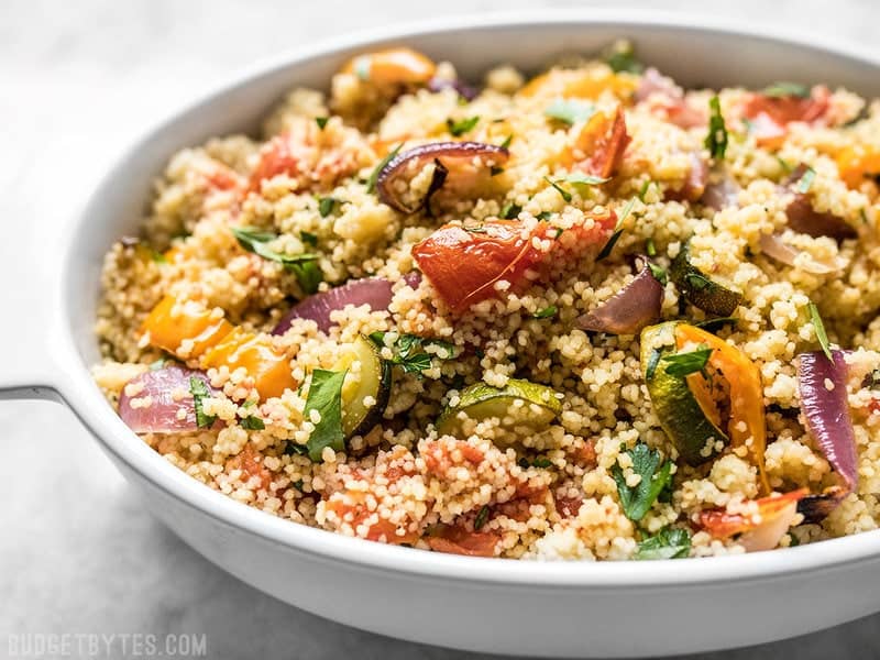 The Perfect Weeknight Meal: Easy Cuscus con Vegetales with monsieur cuisine