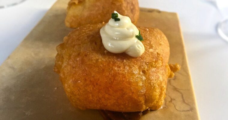 A Taste of Spain: Buñuelos de Queso de Cabra con Miel Recipe with Monsieur Cuisine