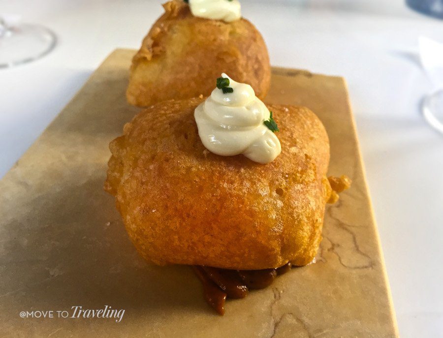 A Taste of Spain: Buñuelos de Queso de Cabra con Miel Recipe with Monsieur Cuisine