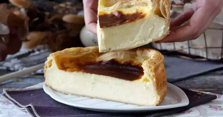 Delight your taste buds with this easy Manchego cheese tart recipe made with Thermomix