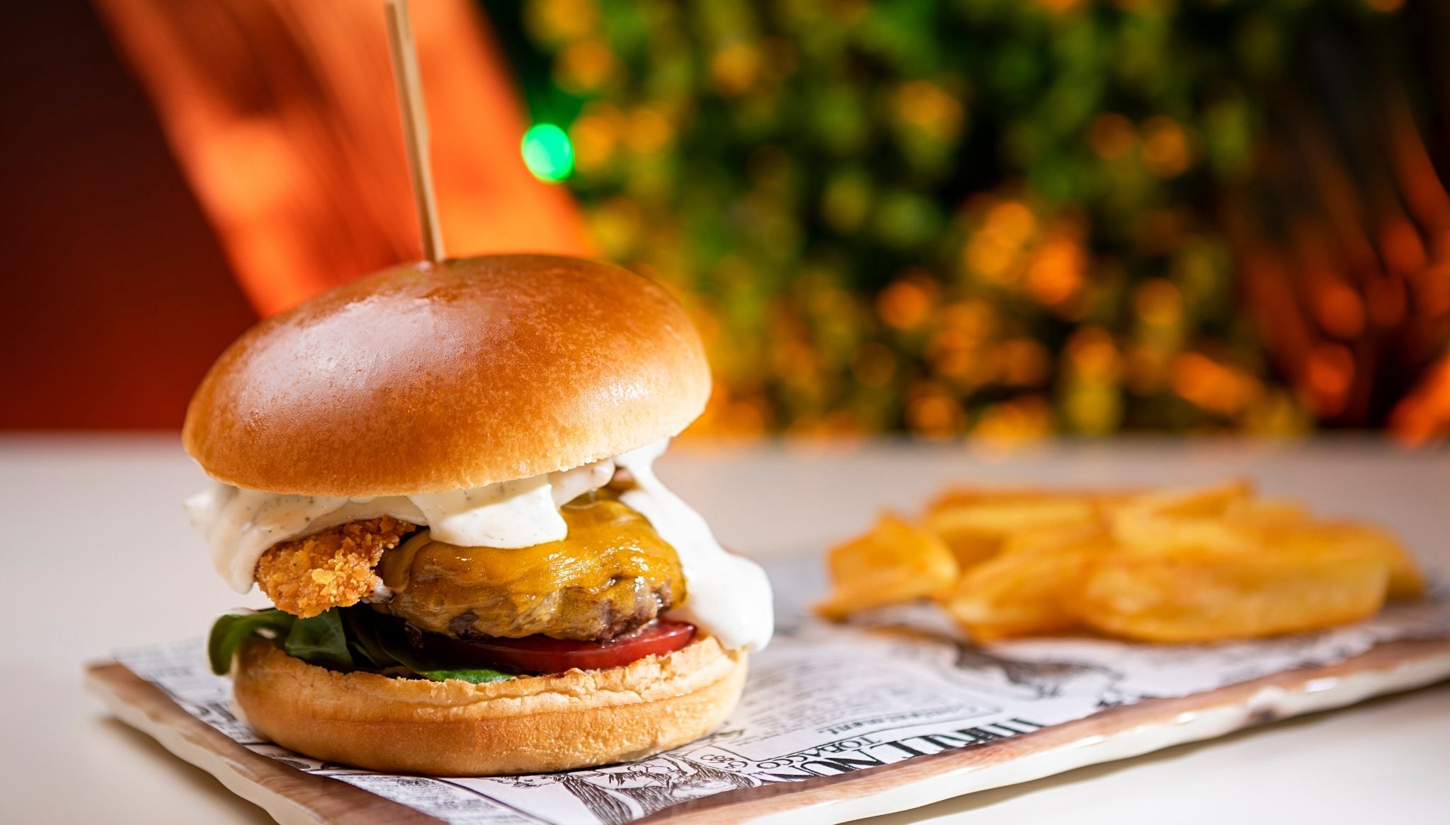 Experience the Perfect Pairing of Chicken and Cheese with Hamburguesas con MAMBO