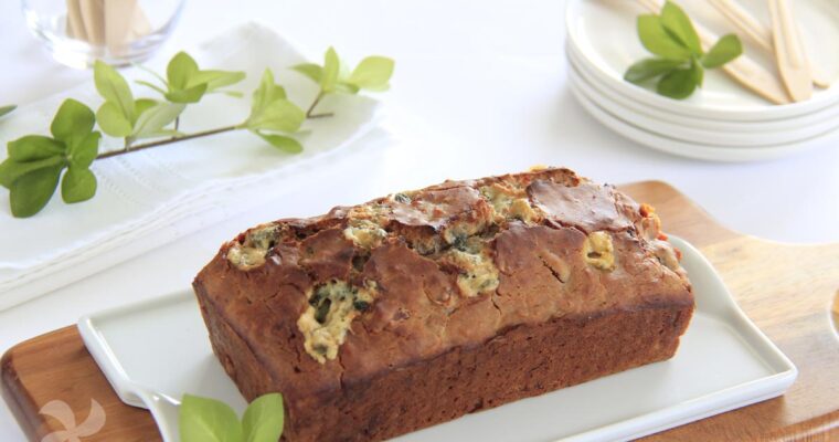 receta de Cake salado de roquefort con castaña y panceta con thermomix