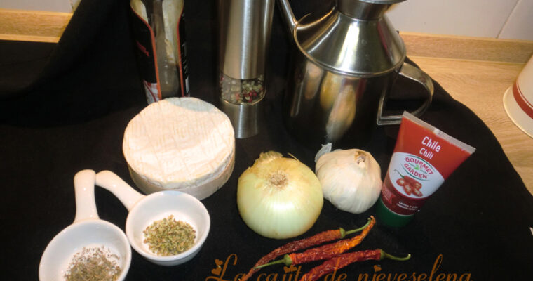 receta de Queso marinado picante con thermomix