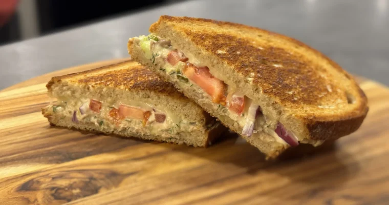 Effortless Cooking: Create a Delectable Tuna and Tomato Sandwich in GM Pot