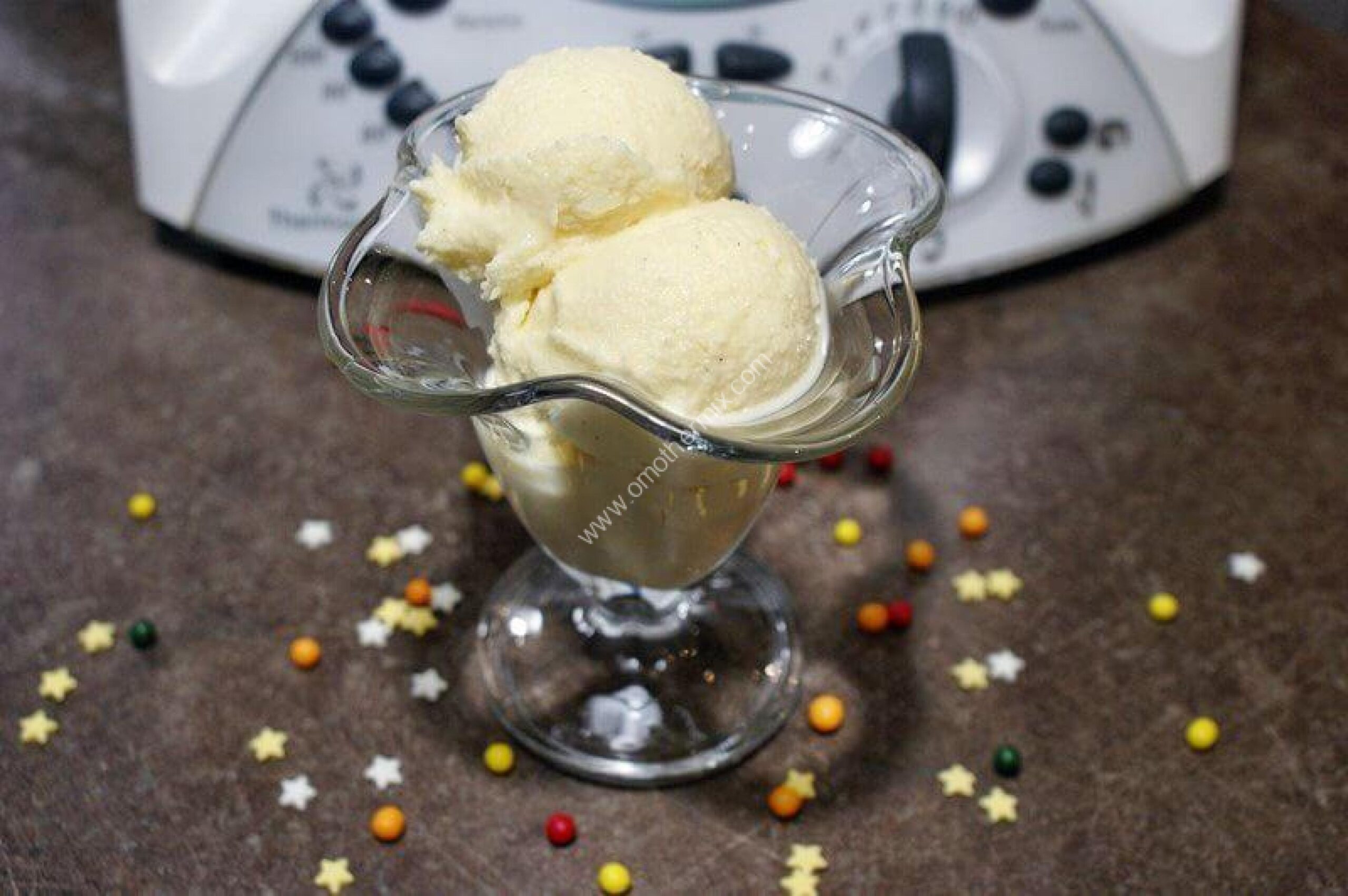 Indulge in the Sweet Sensation of Homemade Plum Ice Cream with Monsieur Cuisine