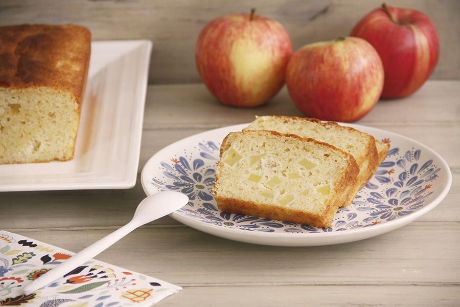 receta de Bizcocho rápido de manzana con thermomix