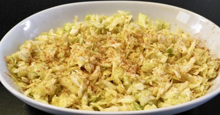 receta de Ensalada de col y granada con thermomix