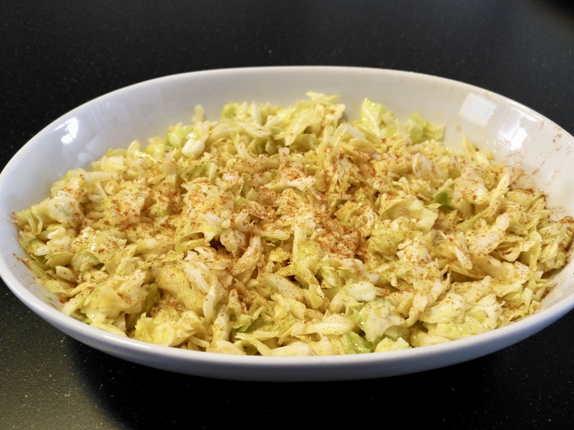 receta de Ensalada de col y granada con thermomix
