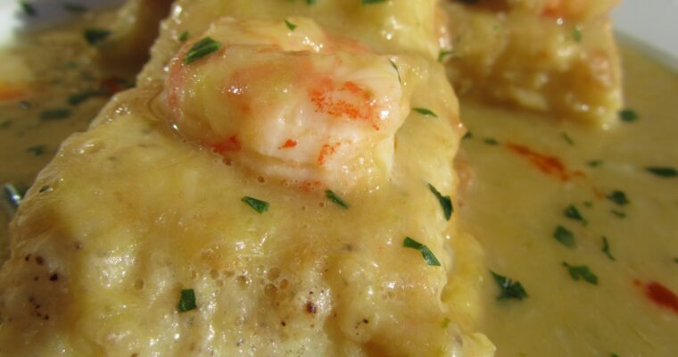 receta de Merluza con salsa de puerros con thermomix