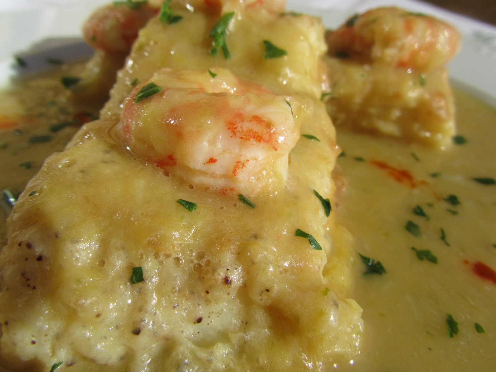 receta de Merluza con salsa de puerros con thermomix