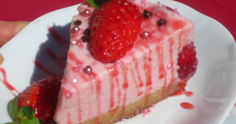 receta de Tarta con fresas con thermomix