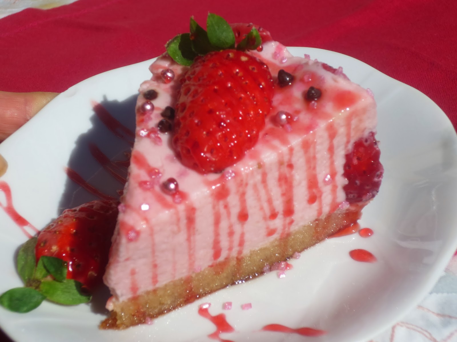 receta de Tarta con fresas con thermomix