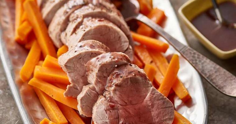 zanahoria y lomo con thermomix