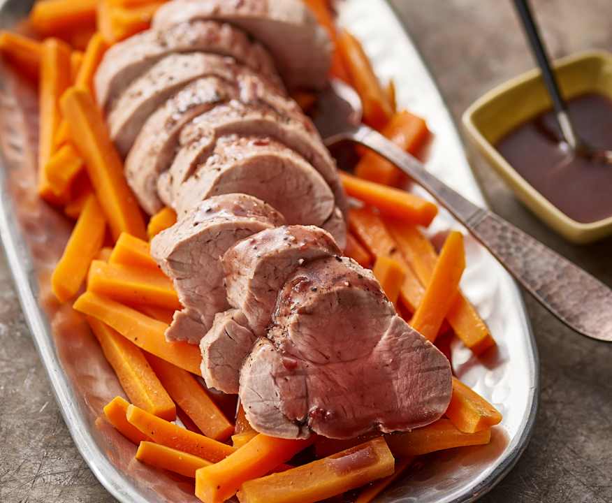 zanahoria y lomo con thermomix