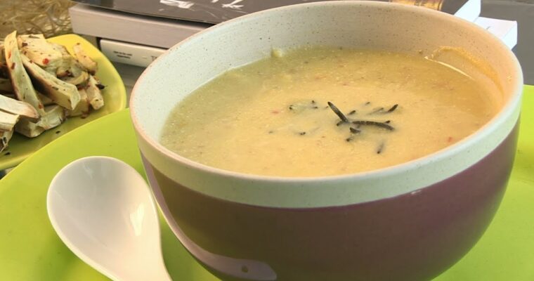 A Bowlful of Comfort: Indulge in the Creamy Goodness of Zucchini Soup, Made Easy with Olla GM