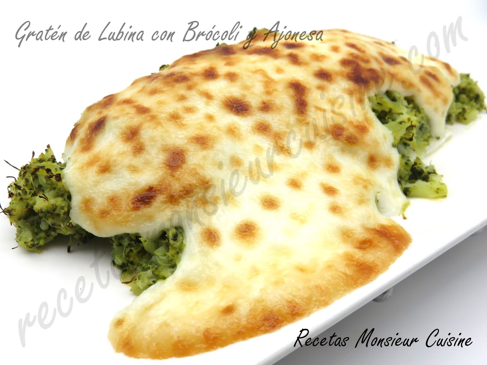 Delicious and Nutritious: Discover the Recipe for Gratén de Lubina con Brócoli y Ajonesa con Monsieur Cuisine