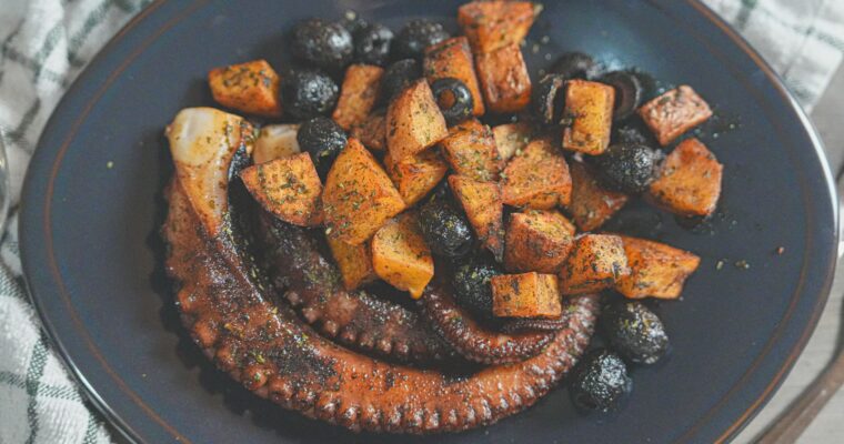 Experience Spanish cuisine at home with Pulpo con Patatas using monsieur cuisine