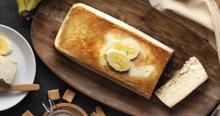 Flan de Platano Yococino con MAMBO: Elevating the Classic Flan with a Burst of Banana Flavor