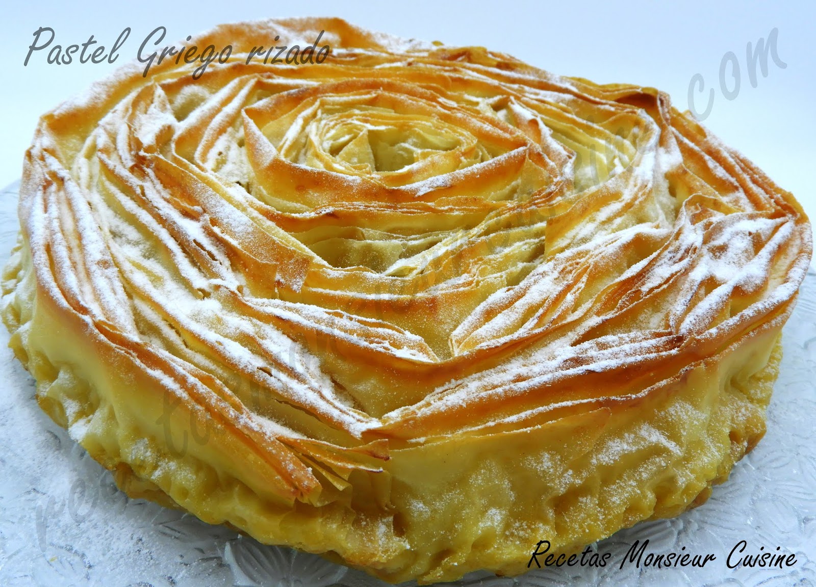 Indulge in Delicious Pastel Griego Rizado Made with Monsieur Cuisine