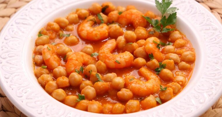 Savor the Flavor: Garbanzos con Langostinos con Mambo Recipe