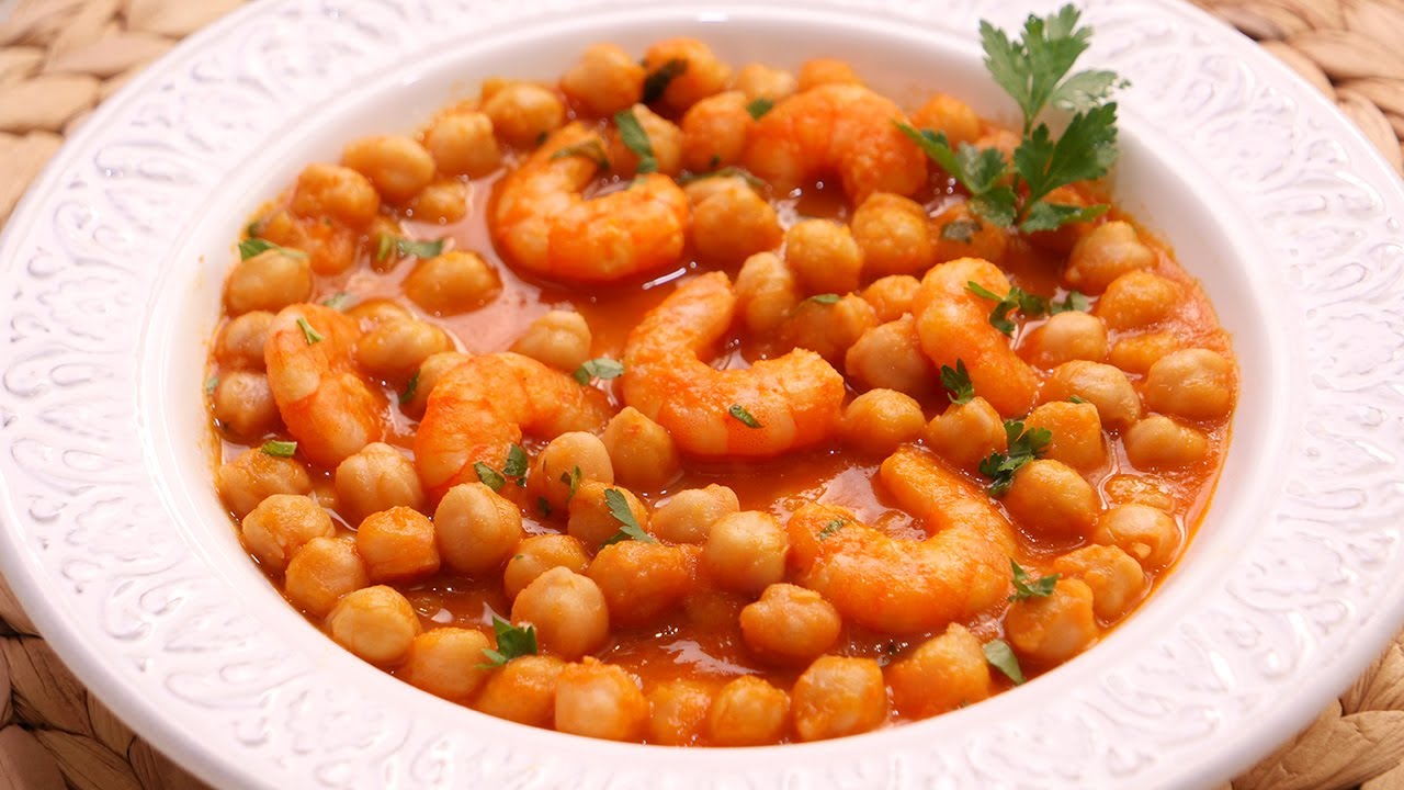 Savor the Flavor: Garbanzos con Langostinos con Mambo Recipe