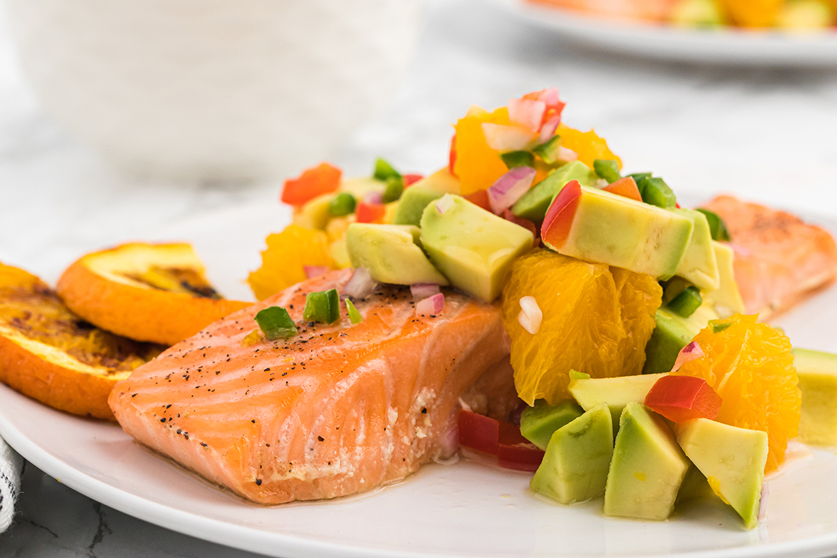 Savor the Flavor: Salmon in Orange Salsa with MAMBO