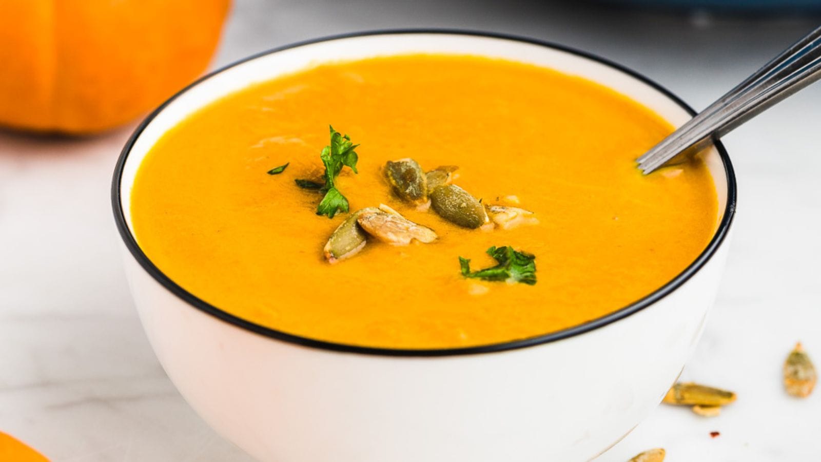 Spice up your fall menu with an easy pumpkin curry soup recipe for MAMBO