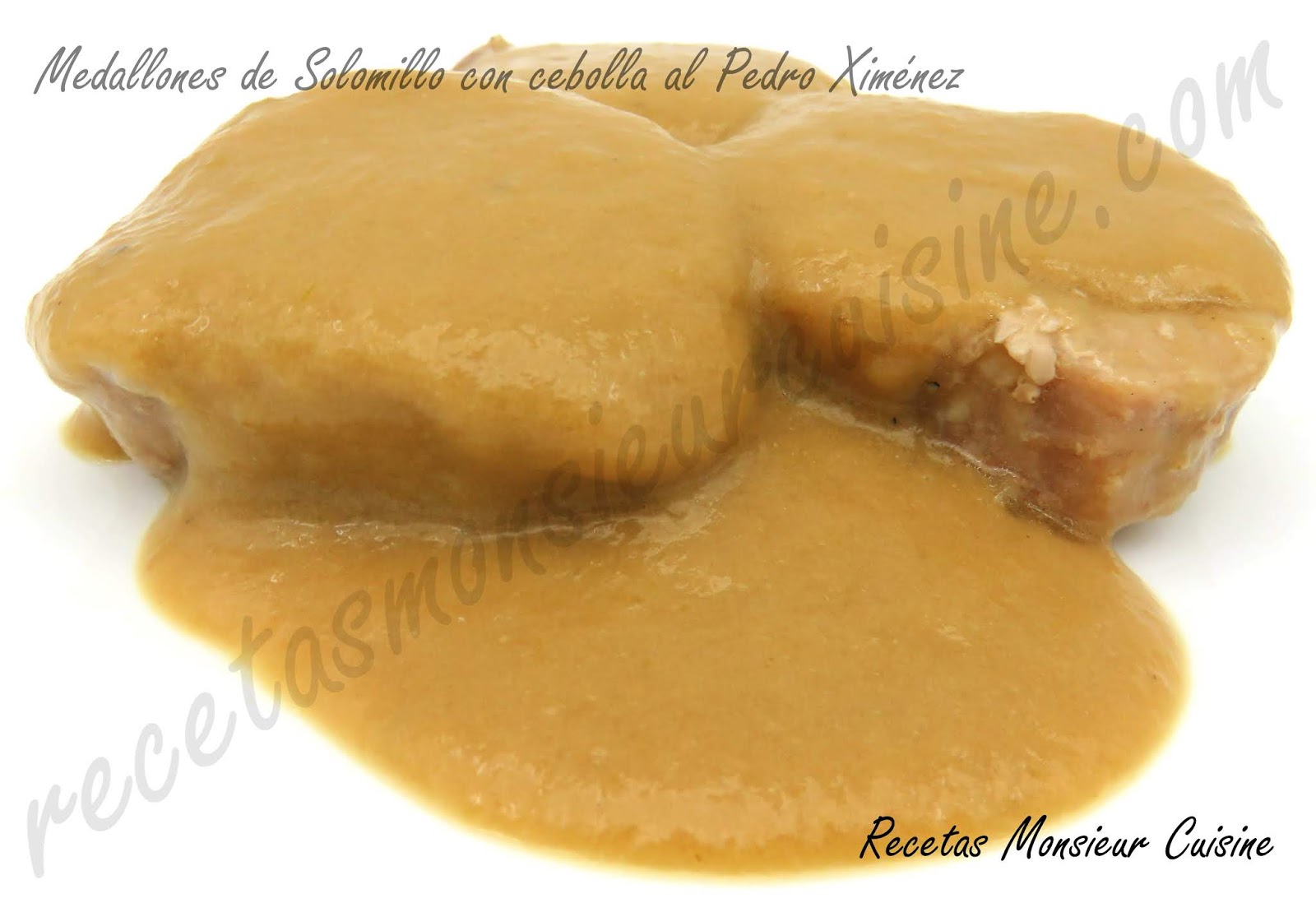 Step into Culinary Excellence with Medallones de Solomillo con cebolla al Pedro Ximénez con monsieur cuisine