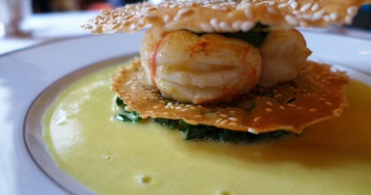 Step into the world of Basque cuisine with Porrusalda de Bacalao con Gambas prepared in Monsieur Cuisine