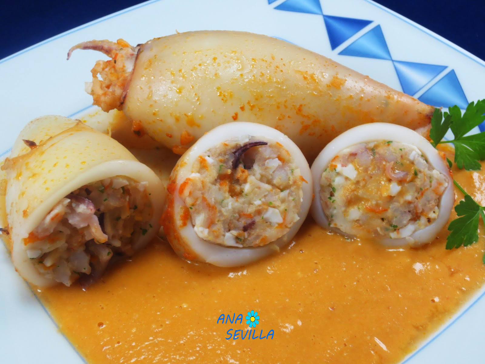 Tantalize Your Taste Buds with Stuffed Squid: Calamares Rellenos de Merluza y Gambas with Olla GM