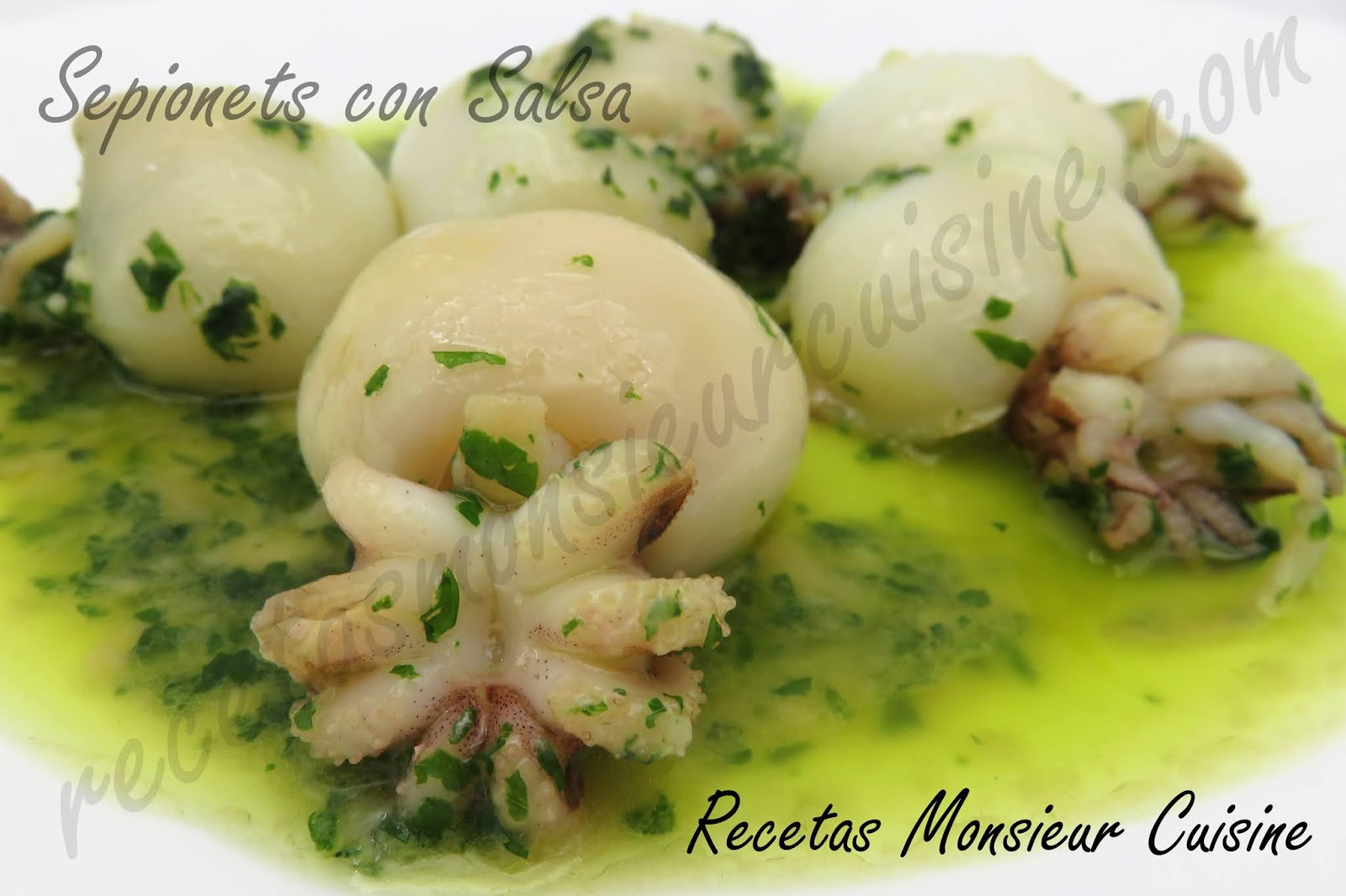 Unleash Your Culinary Creativity: Cooking Sepionets con Salsa with Monsieur Cuisine