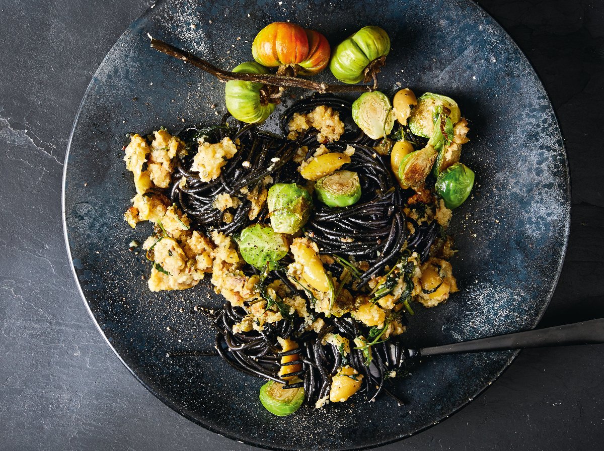 Whip Up a Flavorful Brussels Sprouts and Cuttlefish Dish with Thermomix