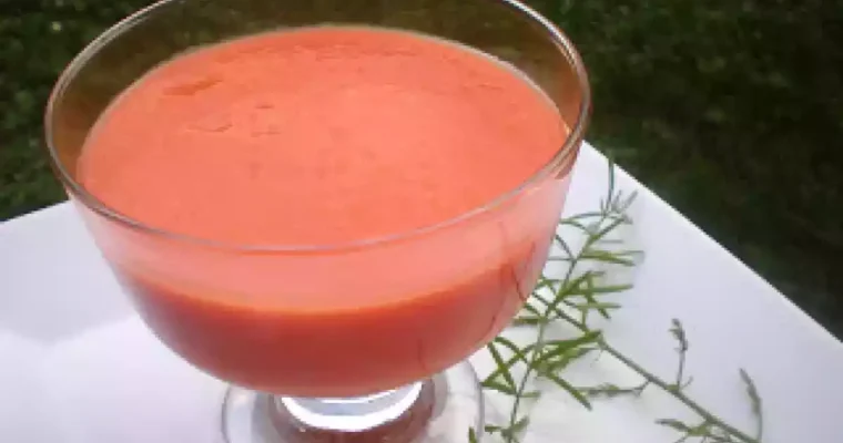 Receta fácil y saludable: Gazpacho casero hecho con Thermomix