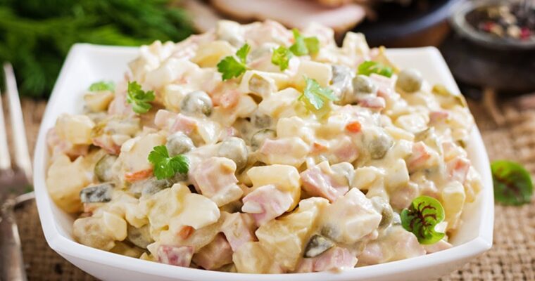 Whip Up a Flavorful Twist on a Classic: Cauliflower Russian Salad with Thermomix