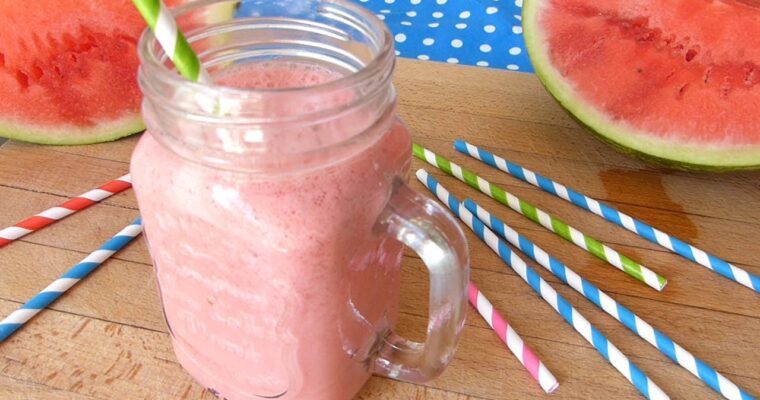 Cool off with a refreshing Watermelon and Mint Granizado made with MAMBO!