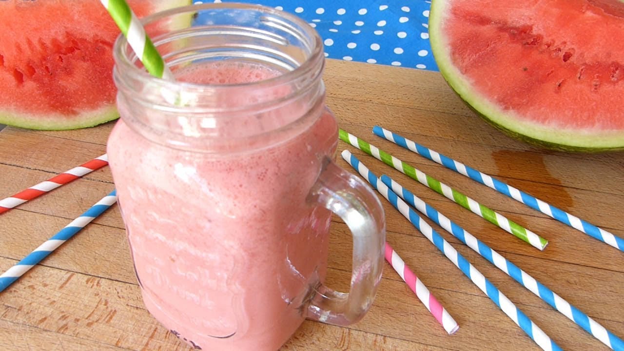 Cool off with a refreshing Watermelon and Mint Granizado made with MAMBO!