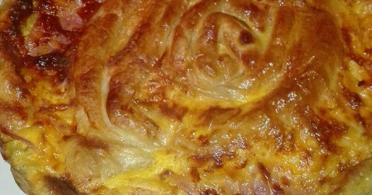 Easy and Delicious: Quiche de queso brie y jamón con olla GM Recipe