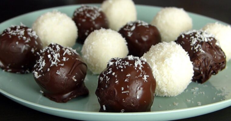 ¡Endulza tus días con bombones de coco y chocolate hechos en Thermomix!