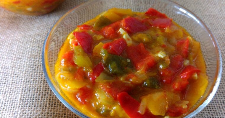 Aprovecha la temporada de pimientos con esta receta de conserva en Thermomix