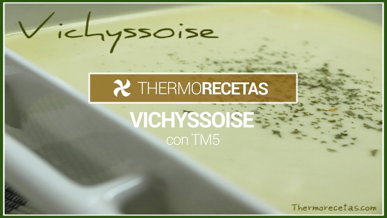 Sorprende a todos con este exquisito Vichyssoise de espárragos blancos hecho en Thermomix